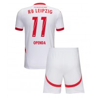 Dječji Nogometni Dres RB Leipzig Lois Openda #11 Domaci 2024-25 Kratak Rukav (+ Kratke hlače)